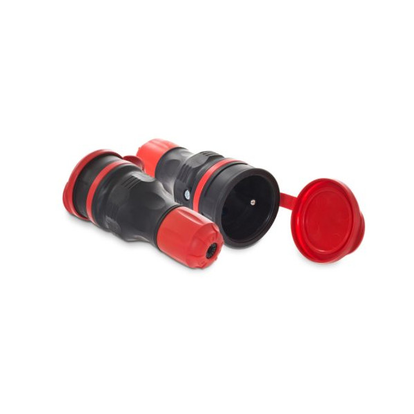Gniazdo IP54 z klapką hermetyczną 16A 2P+Z - Plastrol GN-54